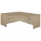Regency Legacy 60 x 77 in. L Desk with Double Pedestal Drawer Unit- Noble Oak LLD603047NO - alternate 1